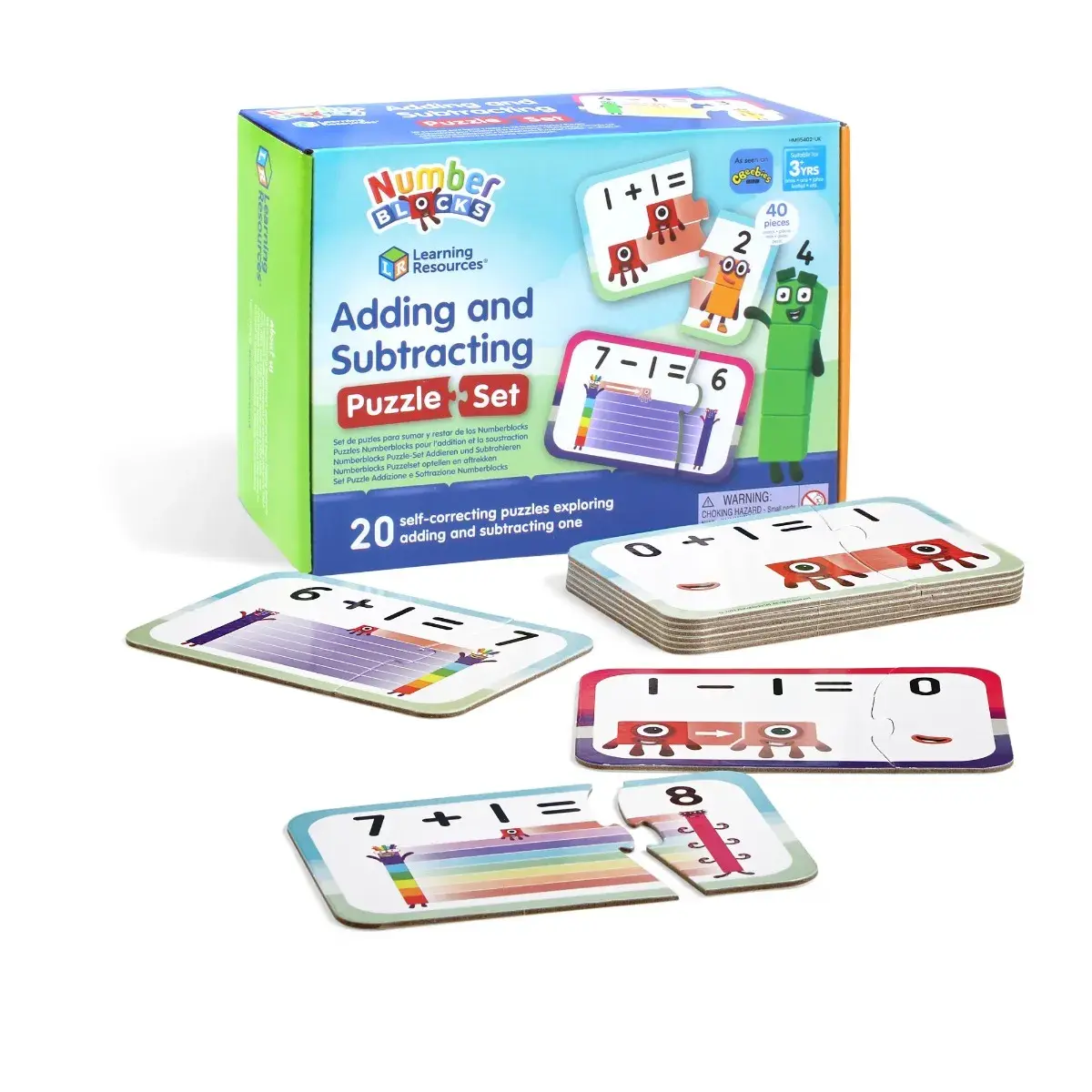 HM95402-UK Пазлы Numberblocks Сложение и вычитание